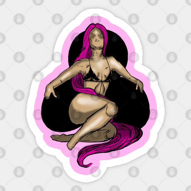 Queen of Clubs Sticker by sryan.xoxo